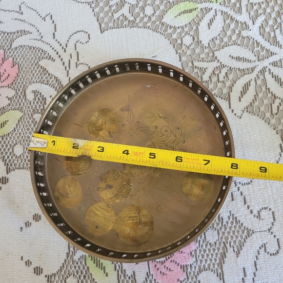 Vintage Brass Vanity Tray India - Picture 6 of 6